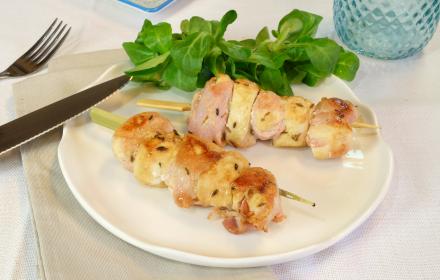 Brochettes de poulet fumé à la Provençale