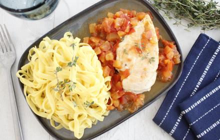 Escalopes de poulet à la provençale
