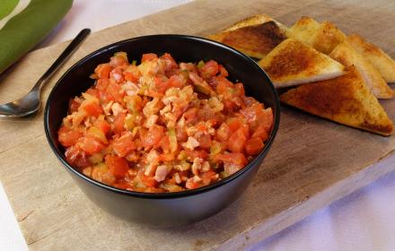 Sauce salsa aux lardons