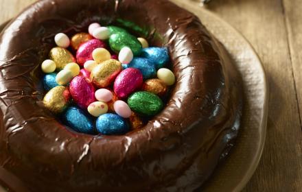 Gâteau nid de pâques