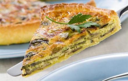 Tarte aux champignons