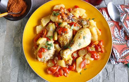 Pilons de poulet à l'ananas à l'Actifry