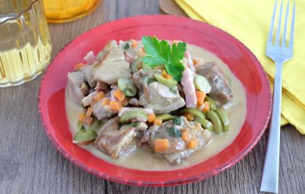 Sauté de veau aux olives