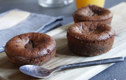 Coeurs coulants sans lactose