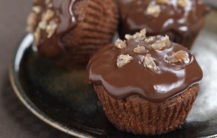 Cup cake chocolat marrons glaces