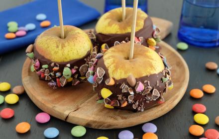 Petites pommes d'amour aux Smarties