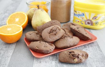 Madeleines Nesquik aux poires