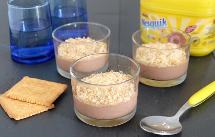 Verrine croustillante Nesquik