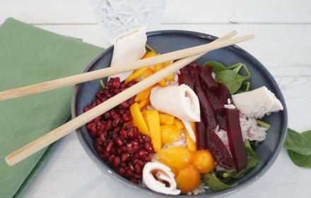 Poke bowl au blanc de poulet