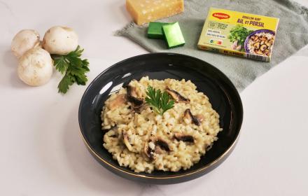 Risotto champignons parmesan