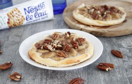 Tartes fines banane noix de pecan