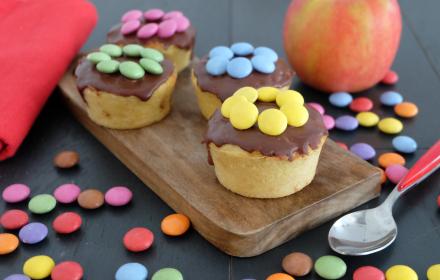 Muffins pommes Smarties