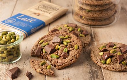 Cookies chocolat pistache