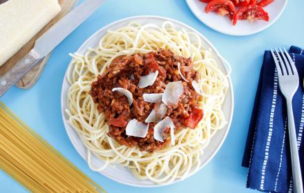 Spaghettis bolognaise gourmande
