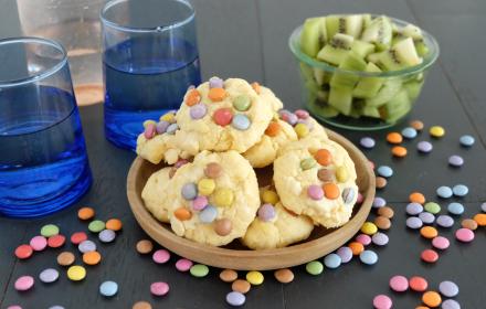 Cookies chocolat blanc Smarties