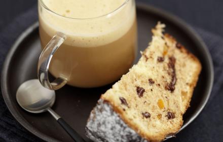 Panettone aux pepites de chocolat et orange confite