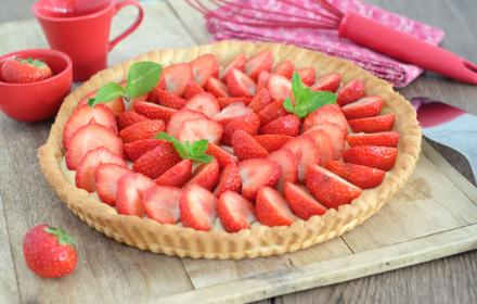 Tarte aux fraises