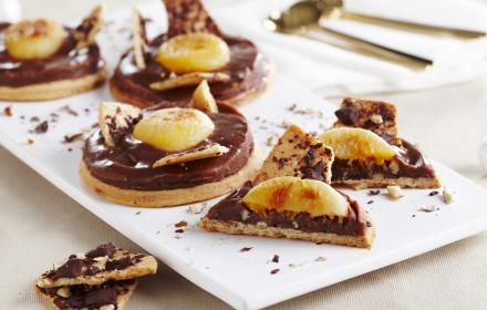 Cookies au cremeux choco praline et abricots poeles