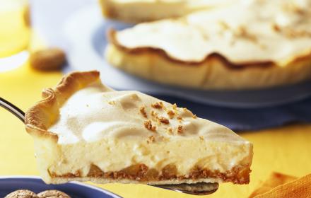 Tarte mousseuse à l'abricot