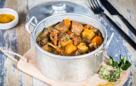 Boeuf Bourguignon à l'indienne Cookeo
