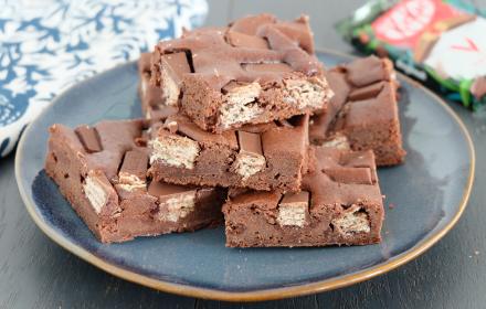 Brownie vegan Kitkat