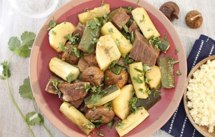 Tajine de boeuf pommes de terre et figues Cookeo
