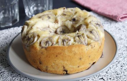Gâteau chocolat banane Cookéo