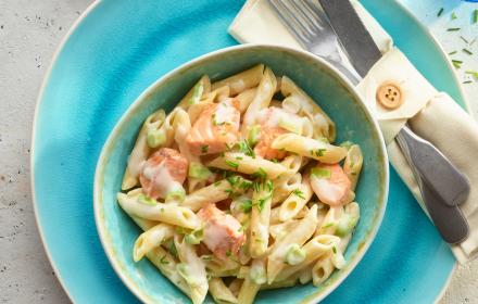 Penne au saumon