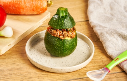Recette courgettes farcies pour bébé