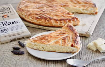 Galette des rois chocolat blanc tonka