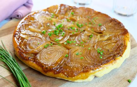 Tarte tatin aux oignons