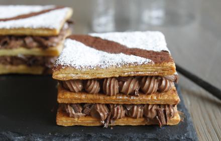 Millefeuilles Noir absolu