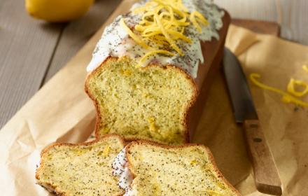 Gâteau citron pavot au lait concentré sucré