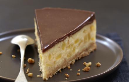 Cheesecake léger chocolat blanc pommes citron