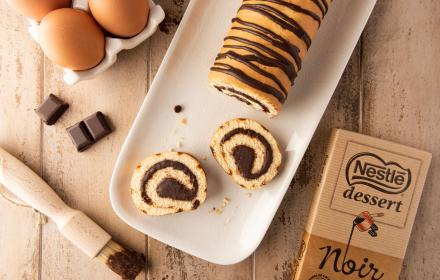Roulé au chocolat