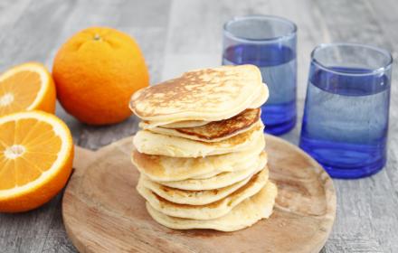 Pancakes aux zestes d'orange
