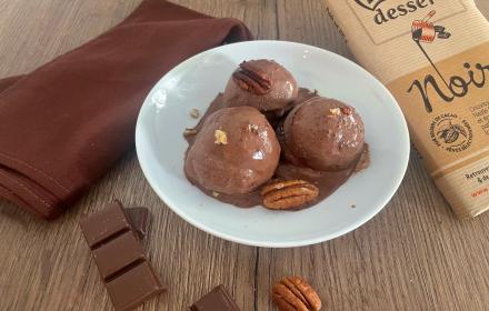 Glace au chocolat