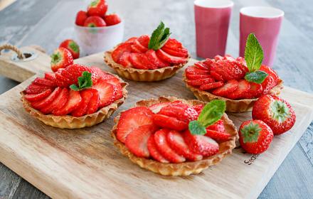 Tartelettes aux fraises