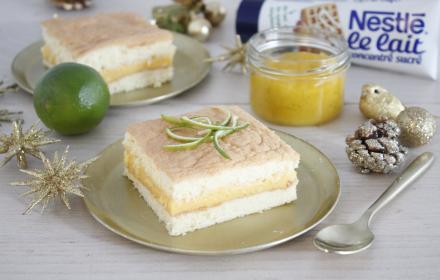 Genoise moelleuse mangue citron vert