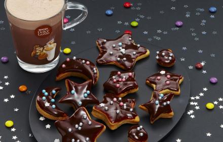 Petits sablés glacés au chocolat