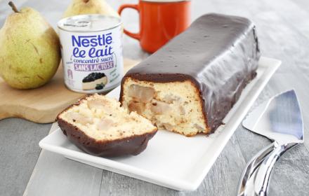 Gâteau moelleux poire chocolat
