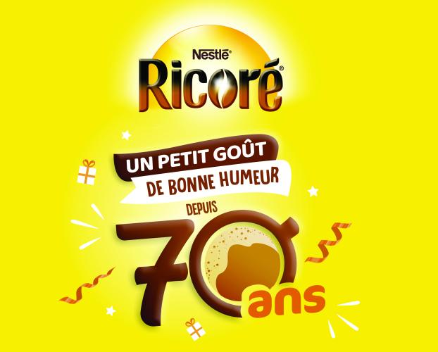 Logo 70 ans avec gimmicks