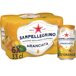 Picture of <em class="placeholder">SANPELLEGRINO boisson gazeuse aromatisée orange 6x33cl</em>