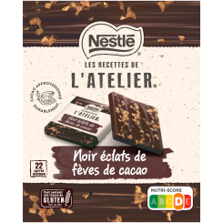Picture of <em class="placeholder">NESTLE LES RECETTES DE L&#039;ATELIER - Carrés dégustation Chocolat noir éclats cacao - 192g</em>