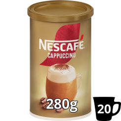 NESCAFÉ Cappuccino, Café soluble, Boîte de 280g